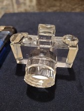 Lotto Di 5 Pezzi Di Macchina Fotografica In Cristallo Ottima Per Bomboniere