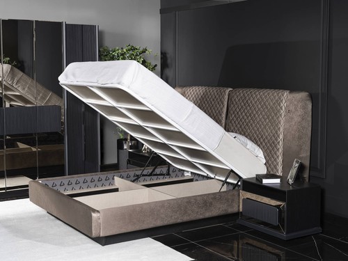 Elegante letto legno - letto,