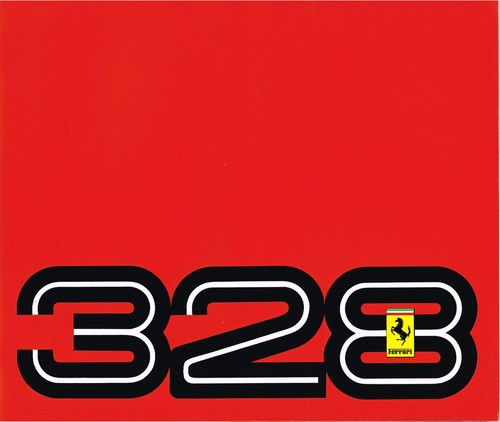 Brochure ferrari 328 1986 - brochure, 11/1986