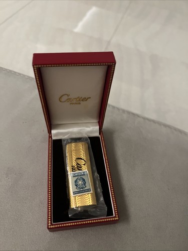 Cartier accendino placcato oro - cartier,