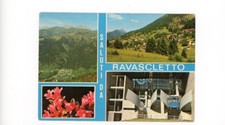 ravascletto carnia vedutine funivia zoncolan saluti cartolina viaggiata 1982
