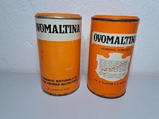 OVOMALTINA COPPIA BARATTOLI 250 grammi DR. A. WANDER S.A. MILANO VINTAGE 