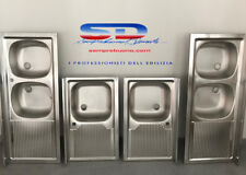 LAVELLO LAVANDINO CUCINA DA APPOGGIO ACCIAIO INOX C/ GOCCIOLATOIO  "DANNEGGIATO"