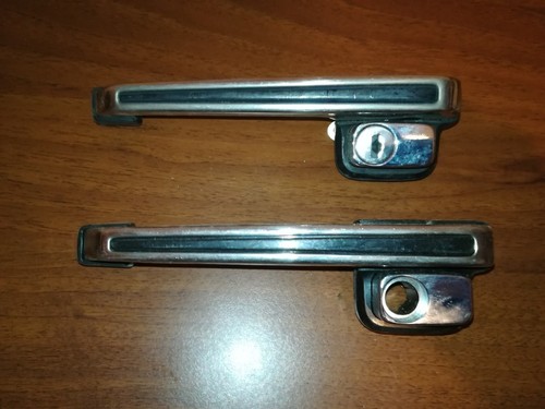 Coppia maniglie cromate - maniglie, auto