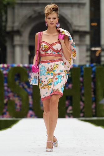Moschino couture calico - moschino,