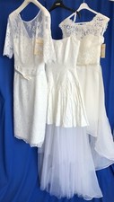 % Posten 3 Brautkleider 36, 38