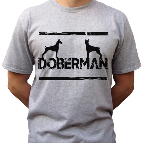 Doberman pinscher logo t - pinscher,