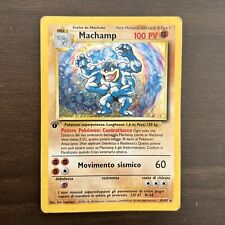 Pokemon Machamp 8/102 Set Base Rara Holo Prima Edizione Wizards ITA ITALIANO