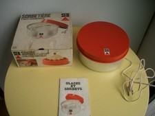 vecchia GELATIERA SEB a pala pieghevole francese anni 80 sorbettiera vintage di