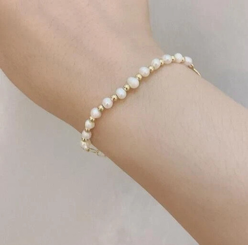 Bracciale perle vere - 7,5-8",