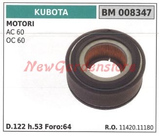 Filtro aria kubota motore - aria,