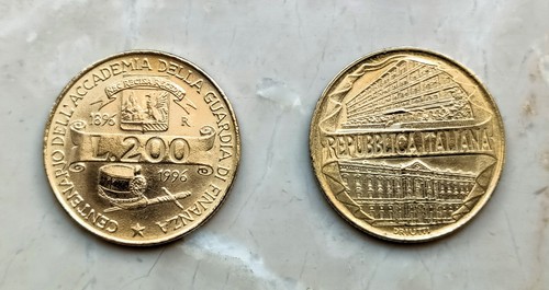 Moneta lire 200 1996 - moneta,