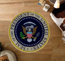 American Eagle Rug, White