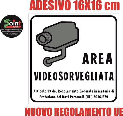Adesivo cartello targa - 1,