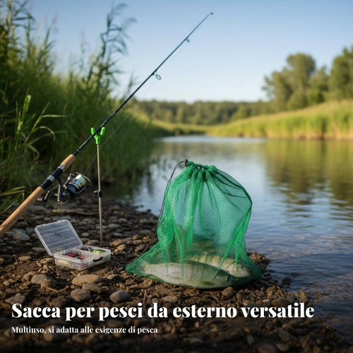 Sacca portapesci rete - sacca, in