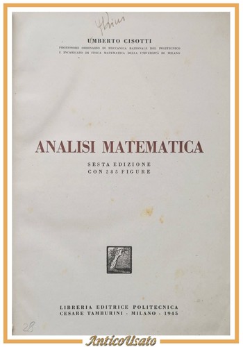 Analisi matematica umberto - analisi,