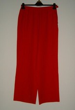 PANTALONI DONNA ROSSO TAGLIA 46 TAGLIE FORTI LEGGI LE MISURE