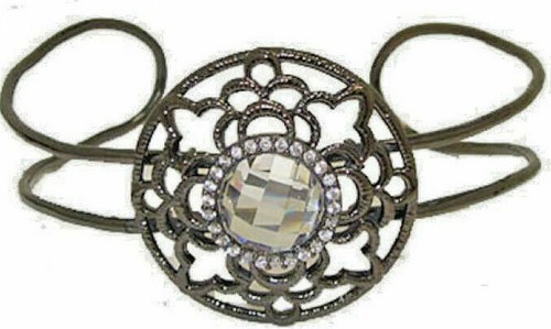 Nero bracciale gunmetal - nero,