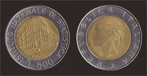 500 lire 1996 istat - lire,