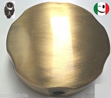 MANOPOLA TROPPO PIENO PER COLONNA SCARICO VASCA - BRONZATO - BRONZO