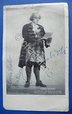 Autografo del cantante lirico