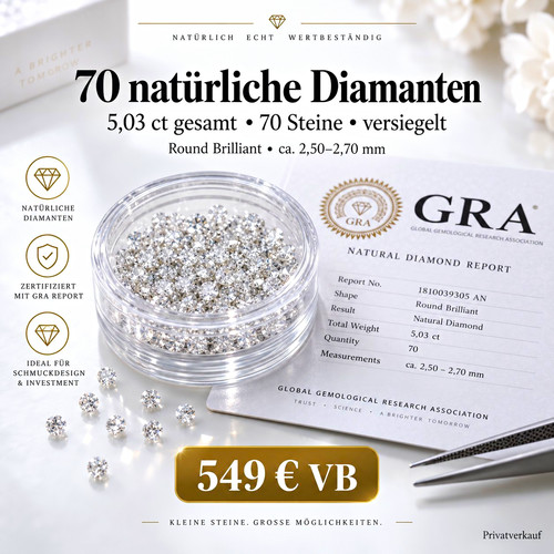 Diamanti naturali tondi - naturali,
