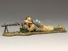 IF020 RETIRED  Soldato sdraiato con MG34. By King and Country
