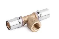 Raccordo a T femmina Ø32x1"