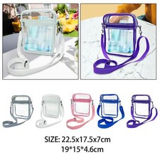 Borsa a tracolla trasparente