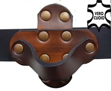 GANCIO PORTA MARTELLO IN CUOIO ARTIGIANALE