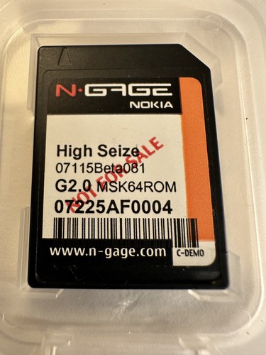 Nokia gage raro alto livello - alto,