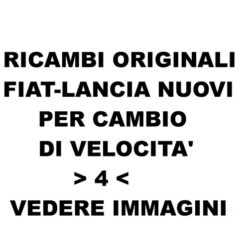 Fiat lancia ricambi per - fiat-lancia,