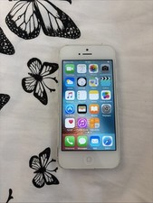 Apple iPhone 5 A1428 16gb iOS 9 !!! Bianco Silver White 4175
