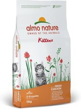 Almo Nature Kitten, Crocchette per Gattini con Pollo Fresco - Sacco da 12 kg
