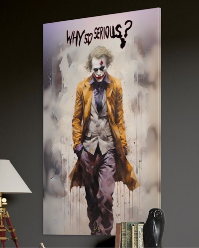 Quadro tela joker batman - quadro,