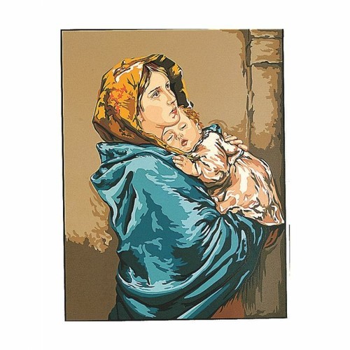Tela stampata mezzo - mezzo, punto