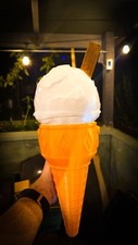 Scoop Furgone Gelato Coni LED