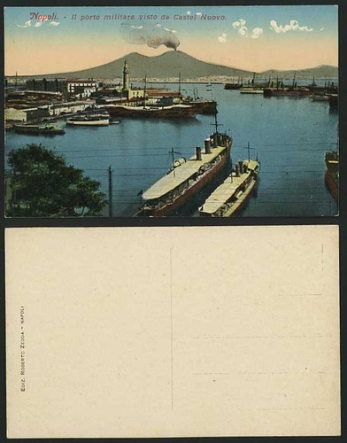 Italy old postcard napoli - old,