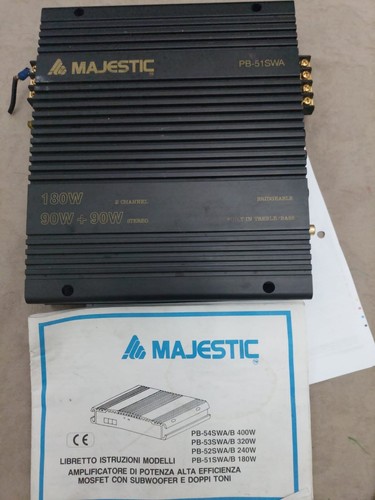 Amplificatore majestic auto - auto, 2