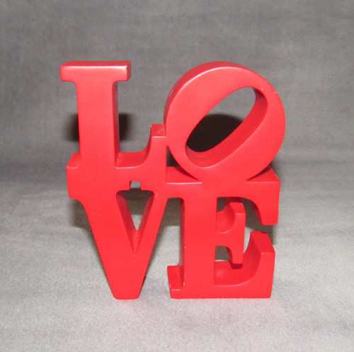 Statua scultura robert indiana - robert,