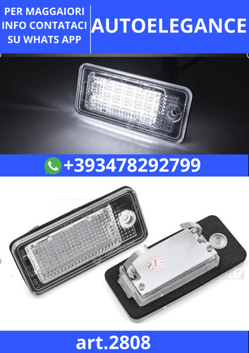Art 2808 fanali - led, targa