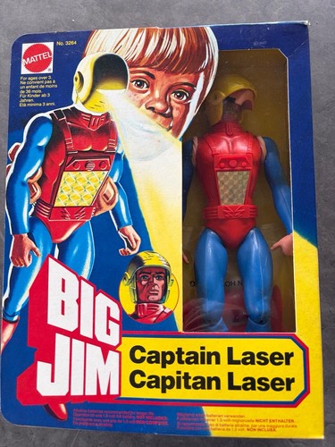 Mattel big jim captain - jim, laser