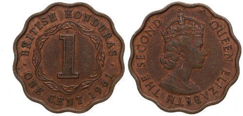 British honduras one cent - 1,