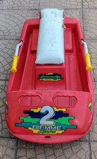 Biemme BOB 2 Posti Slitta con Freno - Rossa sport invernale sci neve