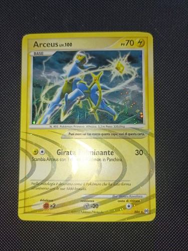 Arceus liv 100 ar6 rara - arceus, foil
