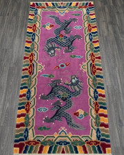 Tappeti drago tibetano stile