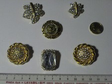 LOTTO 6 BOTTONI GIOIELLO