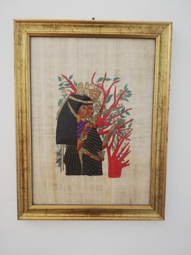 Papiro egiziano cornice - egiziano,