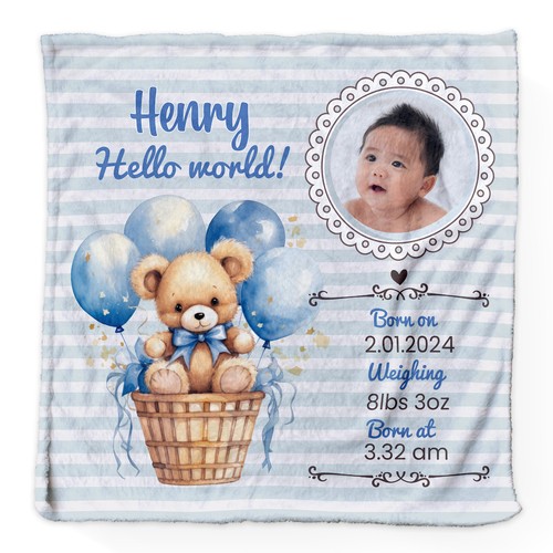 Blu orso neonato ricordi - orso,