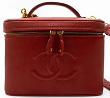 CHANEL CAVIAR VANITY JUMBO 255